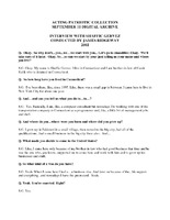 Interview with Shaffic Gervez