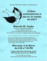 Como contemplamos la paz en un estado de sitio?