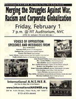 Merging the Struggles Against War, Racism and Corporate Globalization [1 of 2]