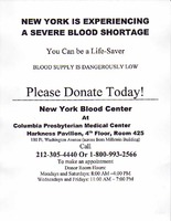 New York is Experiencing a Severe Blood Shortage
