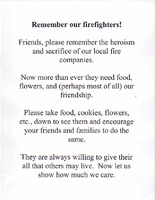 Remember our firefighters!