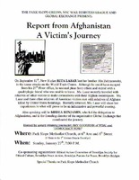 Report from Afghanistan: A Victim's Journey