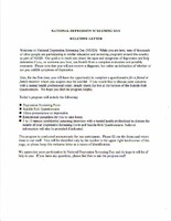 National Depression Screening Day