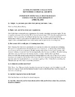 Interview with Nelly Hester Bailey