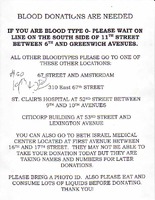 Blood Donations Are Needed
