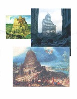 Photo-collage of WTC and Biblical Structures [1 of 2]
